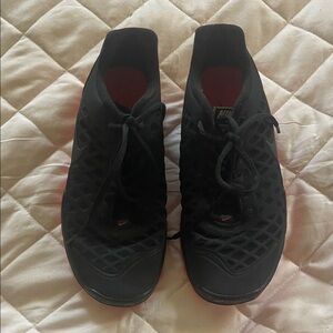 Nike Free TR Women’s Black Athletic Sneakers with Orange soles